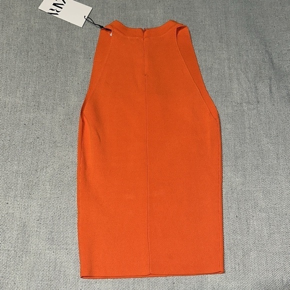 NWT ZARA Square Neck  Choker Top - Picture 9 of 11